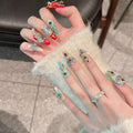 Auspicious Dragon and Phoenix Press-on Nails