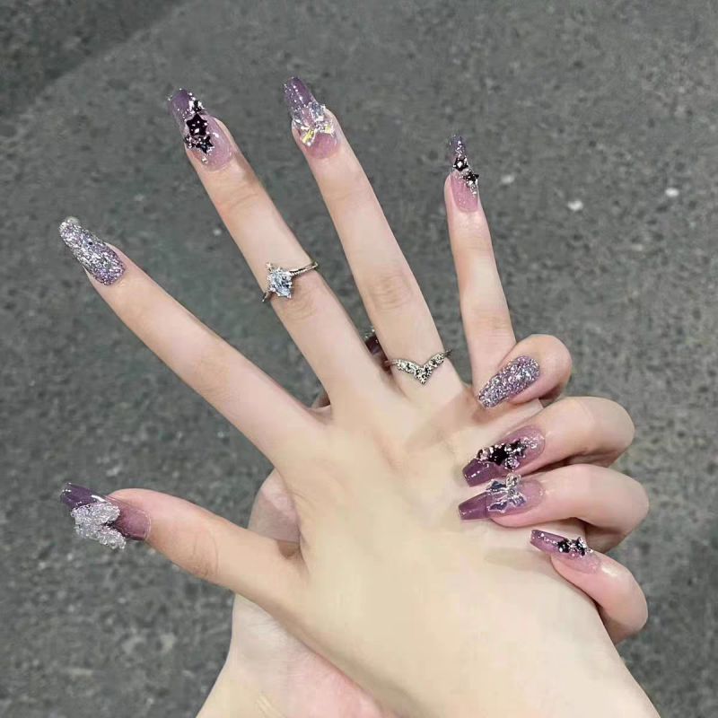 Purple Fairy Press-on Nails