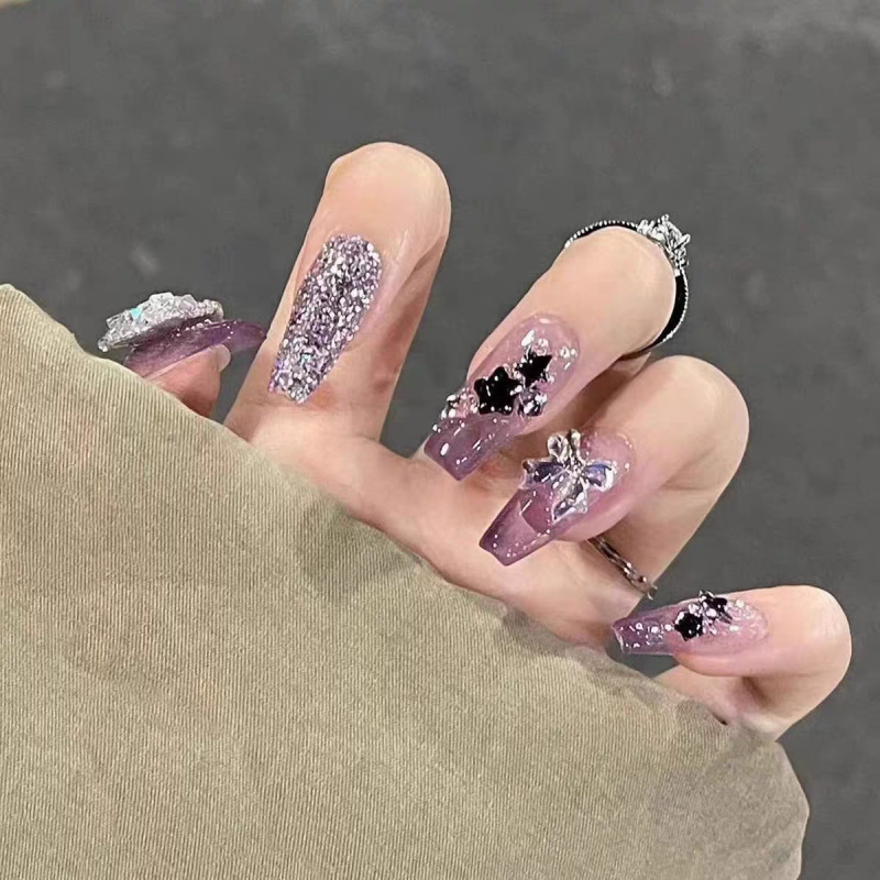 Purple Fairy Press-on Nails