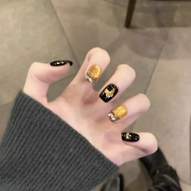 Butterfly Cat Eye Press-on Nails