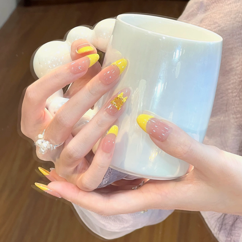 Pastel Yellow Fresh Style Press-On Nails