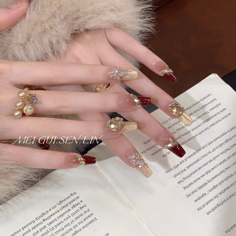 Firework Dazzling Press-On Nails