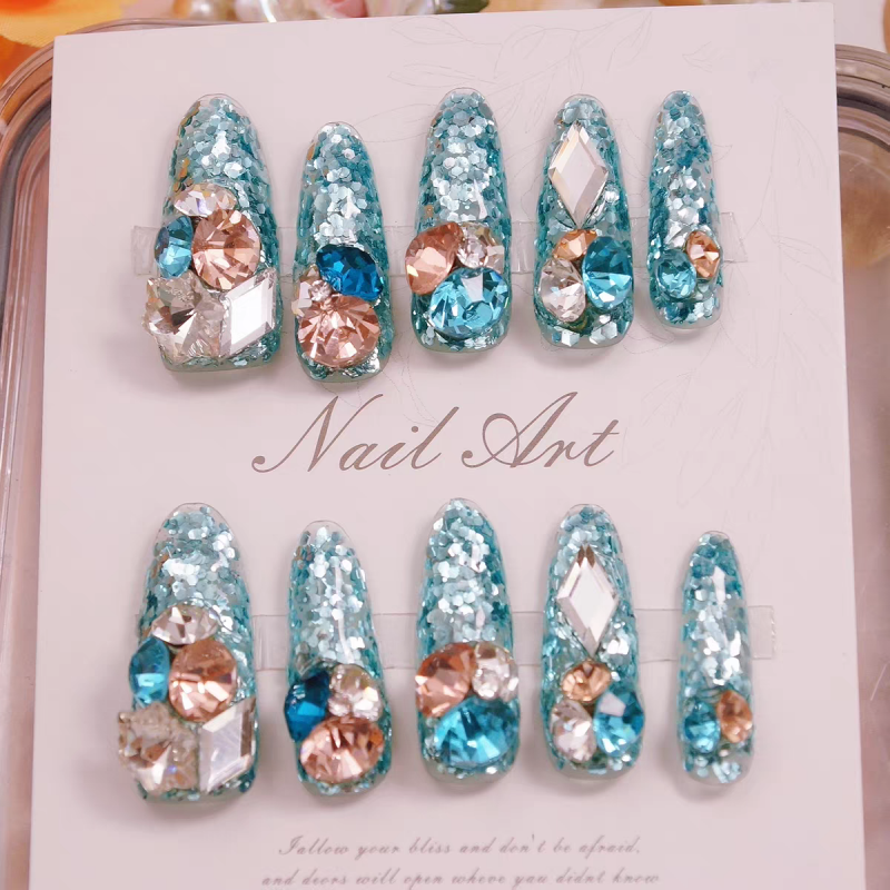 Frozen Themed Press On Nails
