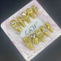 Gold Light Luxury Press On Nails