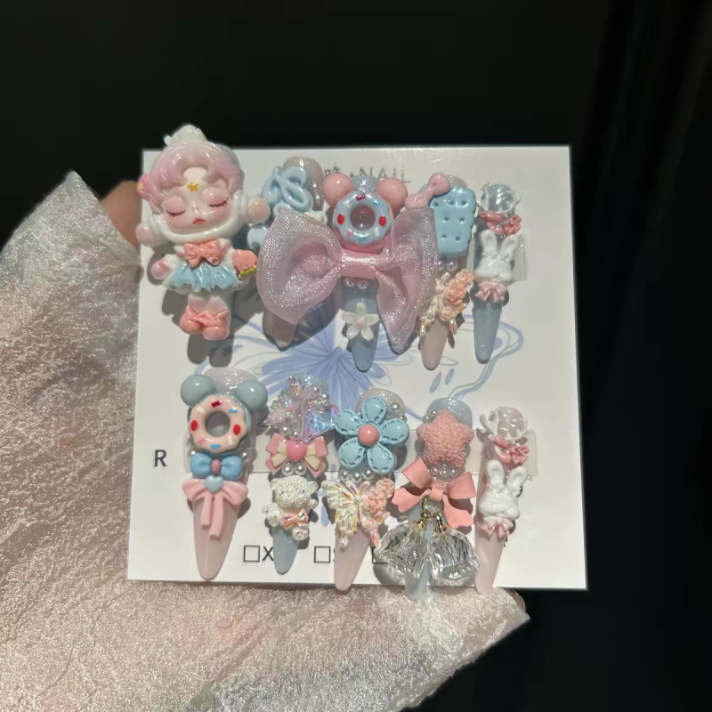 Cartoon Cute Press On Nails