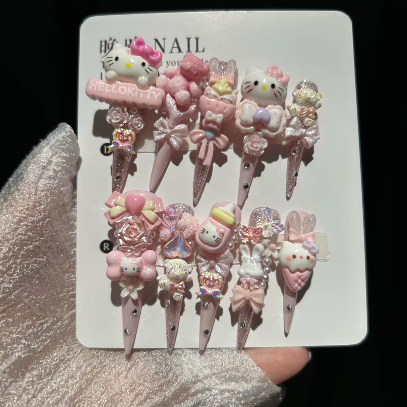 Hello Kitty Press On Nails