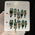 Emerald Heavy Craft Press On Nails